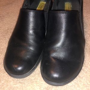 Clarks soft leather work shoe. Size 10